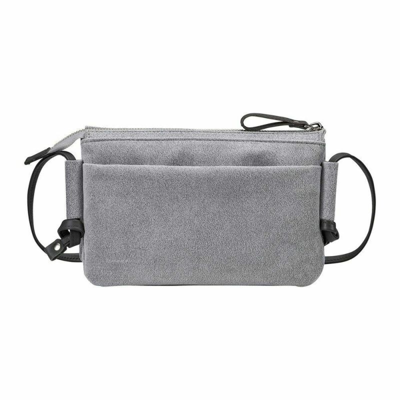 豊岡鞄✨TUTUMU スエード　新品タグ付　お散歩ウォレットサコッシュ　日本製 豊岡鞄✨TUTUMU スエード 新品タグ付 お散歩ウォレット