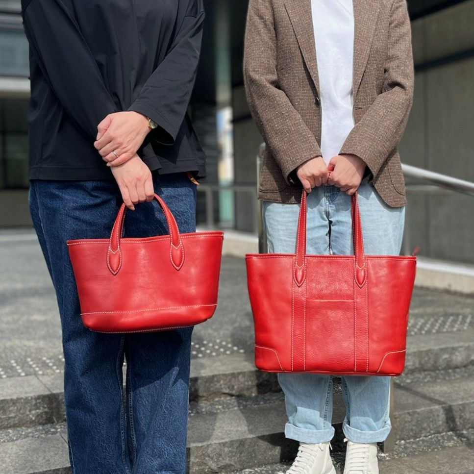 姉妹品・三升レザートートと