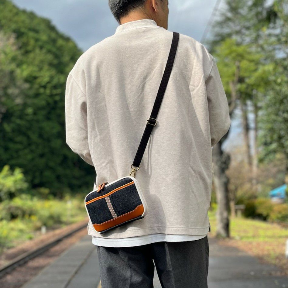 井原デニム ウォレットポーチ | 豊岡鞄公式オンラインストア - Artisan